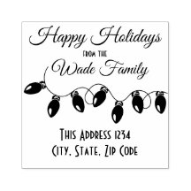 Returadressen Ljus Glad helg i julafton