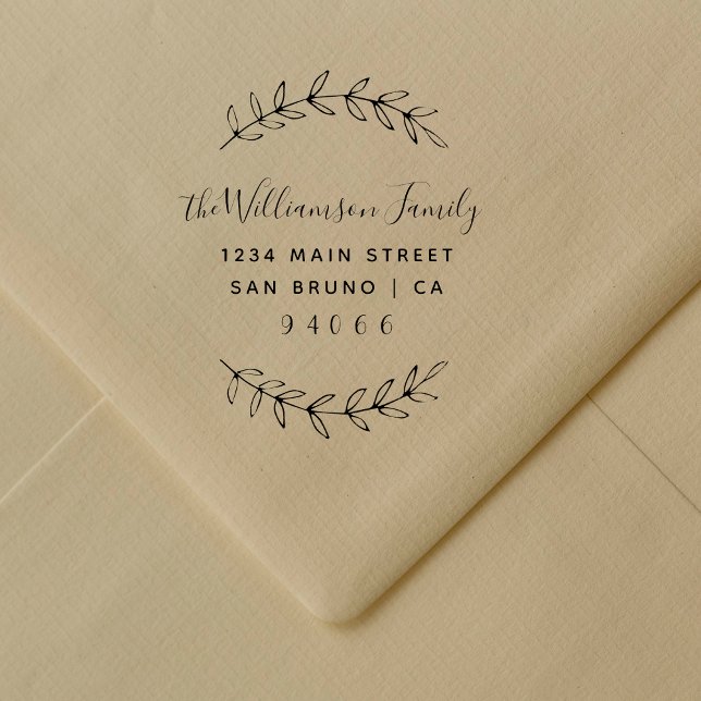 Returadressen Namn för anpassningsbar i skriptfami Stämpel (Skapare uppladdad)