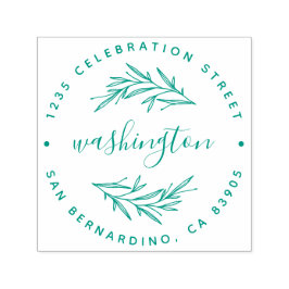 Returadressen Namn för Anpassningsbarna Löv & Scri Självfärgande Stämpel