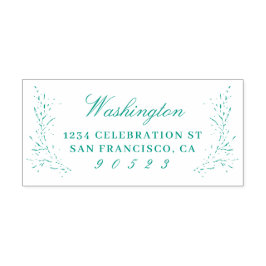 Returadressen Namn för elegant i skriptfamiljen Självfärgande Stämpel