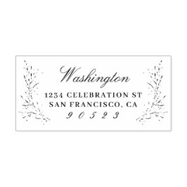 Returadressen Namn för elegant i skriptfamiljen Stämpel