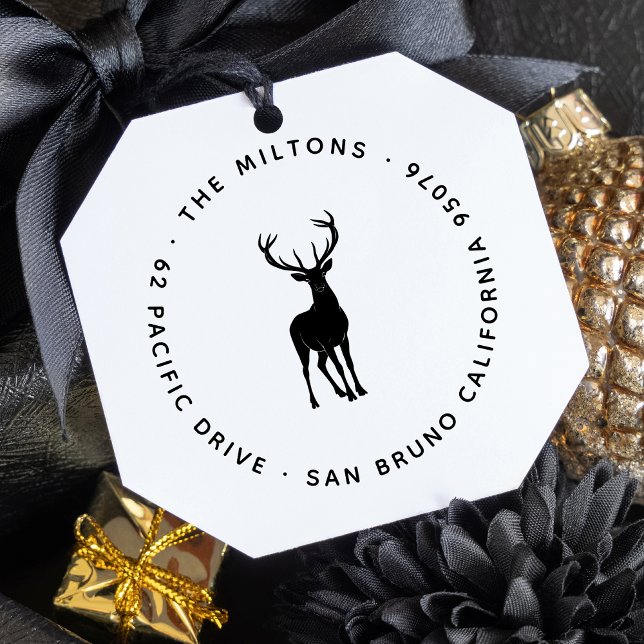 Returadressen Namn i Elegant för majestät Självfärgande Stämpel (Skapare uppladdad)