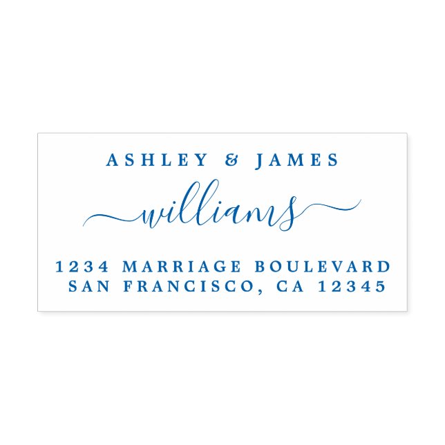 Returadressen Nytt efternamn för chic Namn Självfärgande Stämpel (Design)