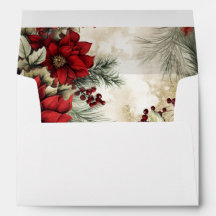 Returadressen Poinsettia jul