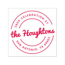 Returadressen Retro Script Round Family Namn