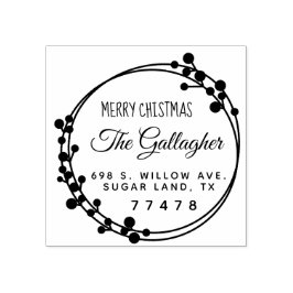 Returadressen ring God jul i jul Stämpel