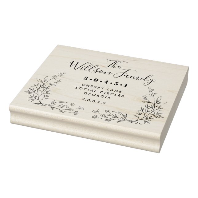 Returadressen Rubber Frimärke i Namn Stämpel (Stämpel)