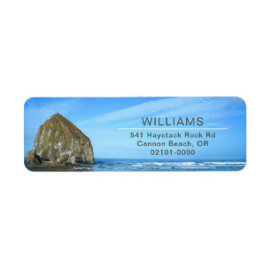 Returadressen Scenia Cannon Beach Returadress Etikett