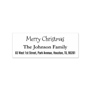 Returadressen Skapa Anpassningsbar God jul Helgdag Stämpel