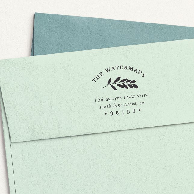 Returadressen vild Meadow Självfärgande Stämpel (Skapare uppladdad)