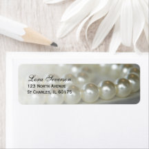 Returadressen White Bröllop Pearls