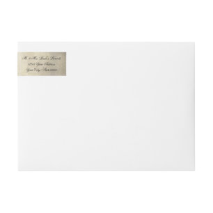 Returadressens e-postinbjudningsetiketter Vineyard Etikettband