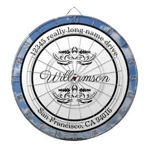 Returadressens ritbord darttavla