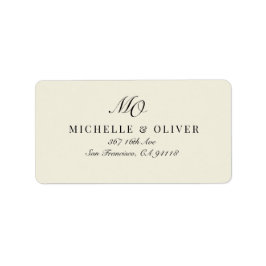 Returadressetikett Adressetikett