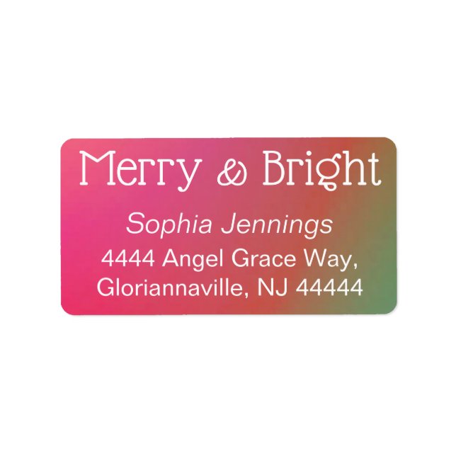 Returadressetikett Adressetikett (Framsidan)