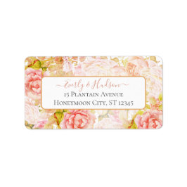 Returadressetikett för Serenity Blue Ro Returadress Etikett