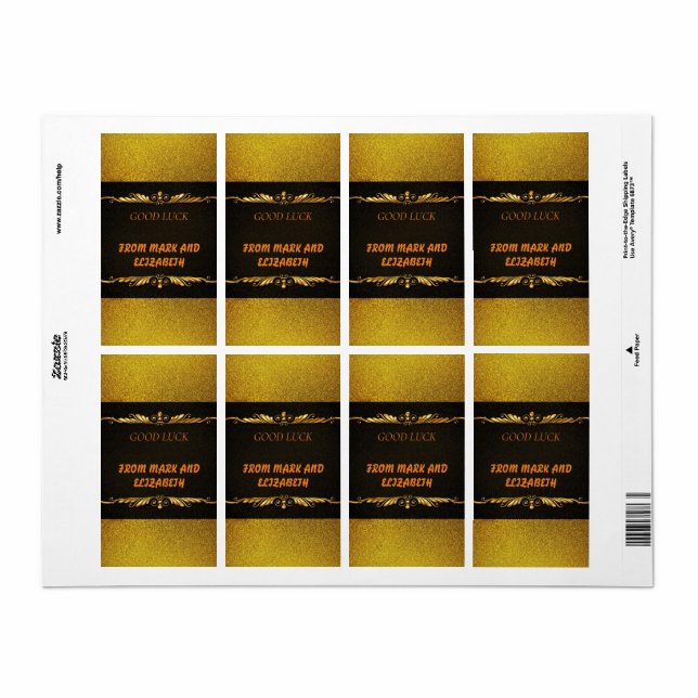 Returadressetikett Fraktsedel (Helt Ark)