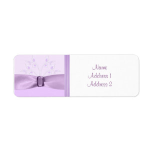 Returadressetikett Lavender Lane Returadress Etikett