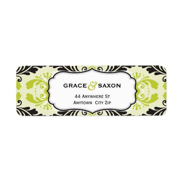 RETURADRESSETIKETT: savvy 2L Returadress Etikett (Framsidan)