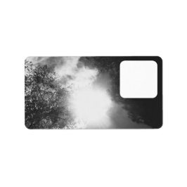 Returadressetikett stil och design adressetikett