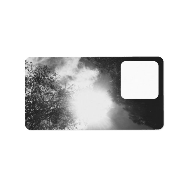 Returadressetikett stil och design adressetikett (Framsidan)