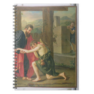 Returen av den Prodigal sonen, 1823 (olja i canva Anteckningsbok