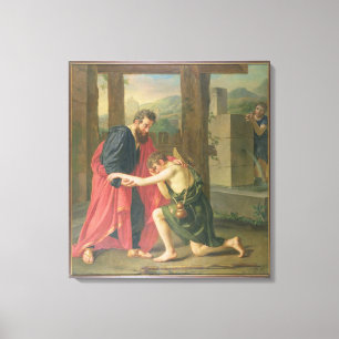 Returen av den Prodigal sonen, 1823 (olja i canva Canvastryck