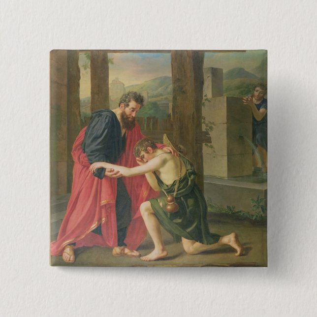 Returen av den Prodigal sonen, 1823 (olja i canva Knapp (Framsida)
