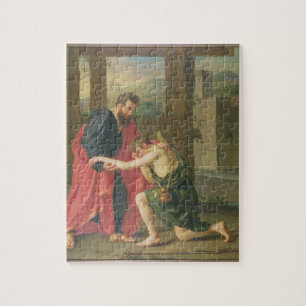 Returen av den Prodigal sonen, 1823 (olja i canva Pussel