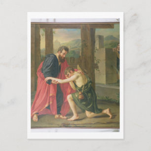 Returen av den Prodigal sonen, 1823 (olja i canva Vykort