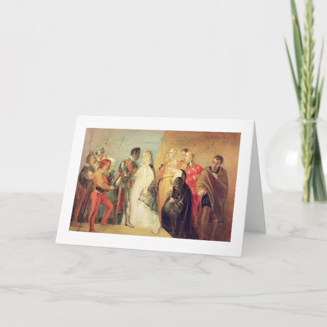 Returen av Othello, agerar II, plats ii från 'Othe Kort (Framsida)