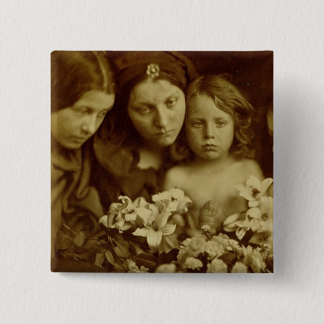 Returen efter tre dagar, c.1865 (sepiafotoet) knapp (Framsida)
