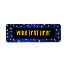 Returetikett för anpassningsbar och guider