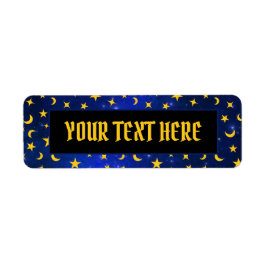 Returetikett för anpassningsbar och guider returadress etikett