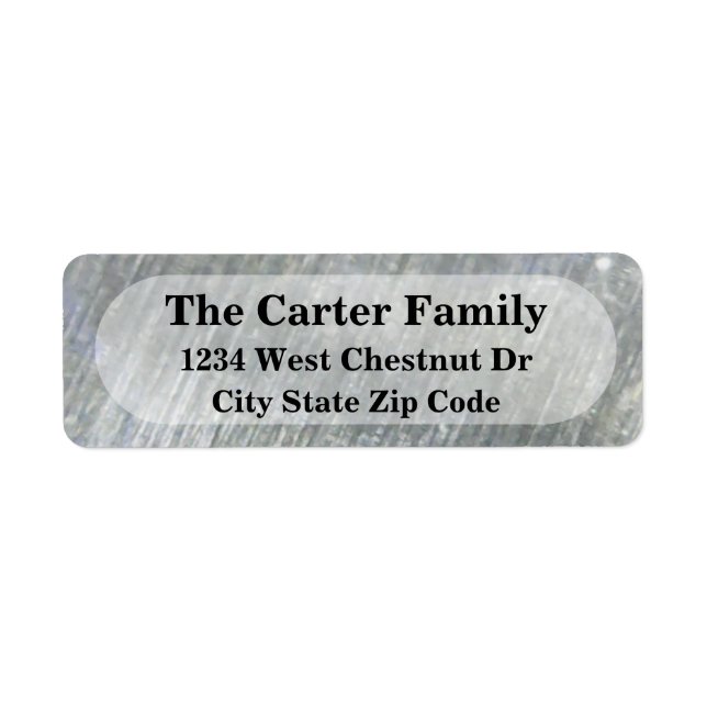 Returetikett för Metallkontor adress Returadress Etikett (Framsidan)