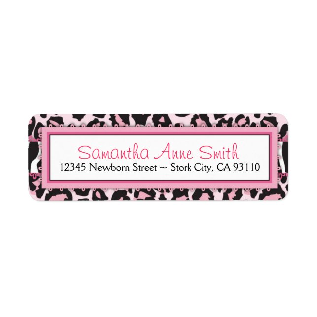 Returetikett för vild Sak Returadress Etikett (Framsidan)