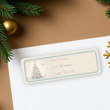Returetikett för vintage blek God jul