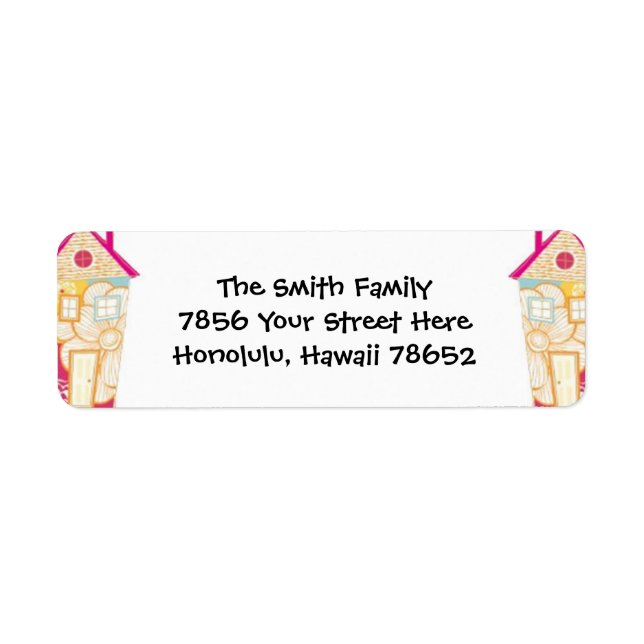 Returetikett Returadress Etikett (Framsidan)