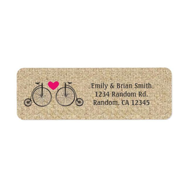 Returetiketter för anpassningsbar av överlappande  returadress etikett (Framsidan)