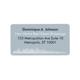 Returetiketter för Anpassningsbarna Urban Real God Adressetikett