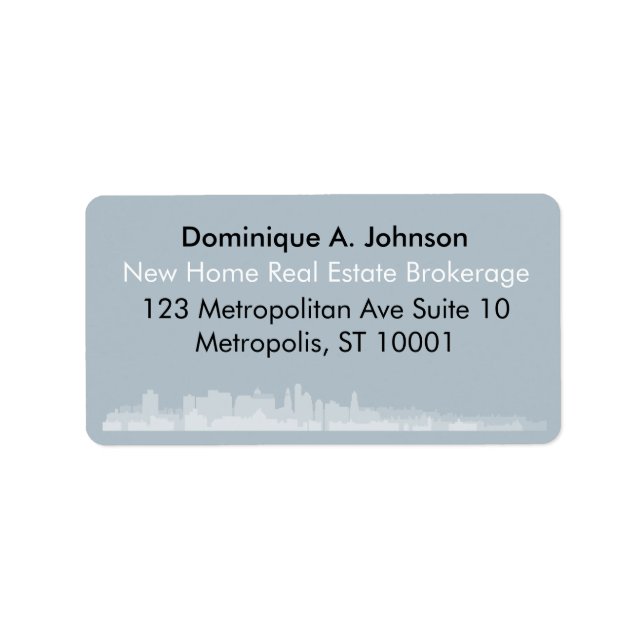 Returetiketter för Anpassningsbarna Urban Real God Adressetikett (Framsidan)