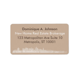 Returetiketter för Anpassningsbarna Urban Real God Adressetikett