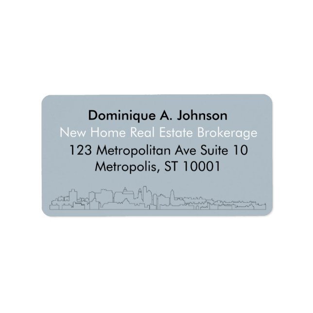 Returetiketter för Anpassningsbarna Urban Real God Adressetikett (Framsidan)