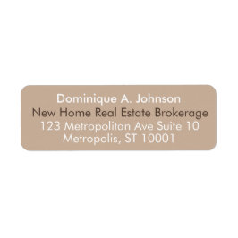 Returetiketter för Anpassningsbarna Urban Real God Returadress Etikett