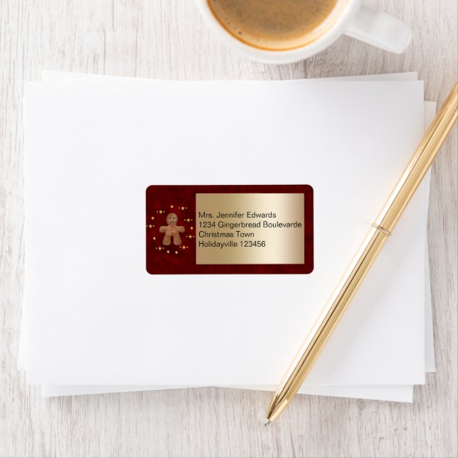 Returetiketter för julbröd adressetikett (Insitu)