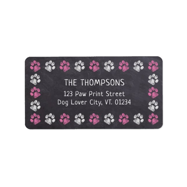 Returetiketter för Rosa av utskrift av kalkylpanel Adressetikett (Framsidan)