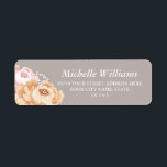 Returetiketter för Rustik Blommigt Returadress Etikett<br><div class="desc">Elegantens blomma och murbruk burk bröllop av Shelby Allison. Klicka på länken nedan om du vill visa hela Mason Burk Bröllop-samlingen som innehåller matchande inbjudningskort,  OSA kort,  postage frimärke med mera.</div>