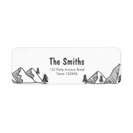 RETURETIKETTER i ÄVENTYR i VILD Returadress Etikett