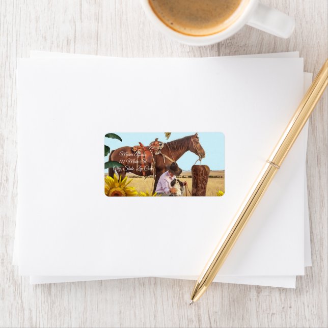 Returetiketter Solrosolja Adressetikett (Insitu)