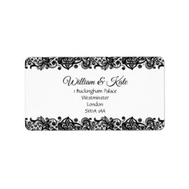 returetiketterna snöre personligt bröllp adressetikett